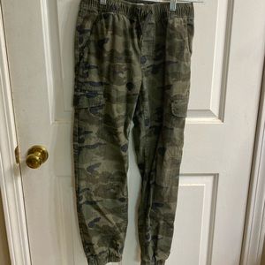 Boys 10-12 Camo Joggers. So cute!